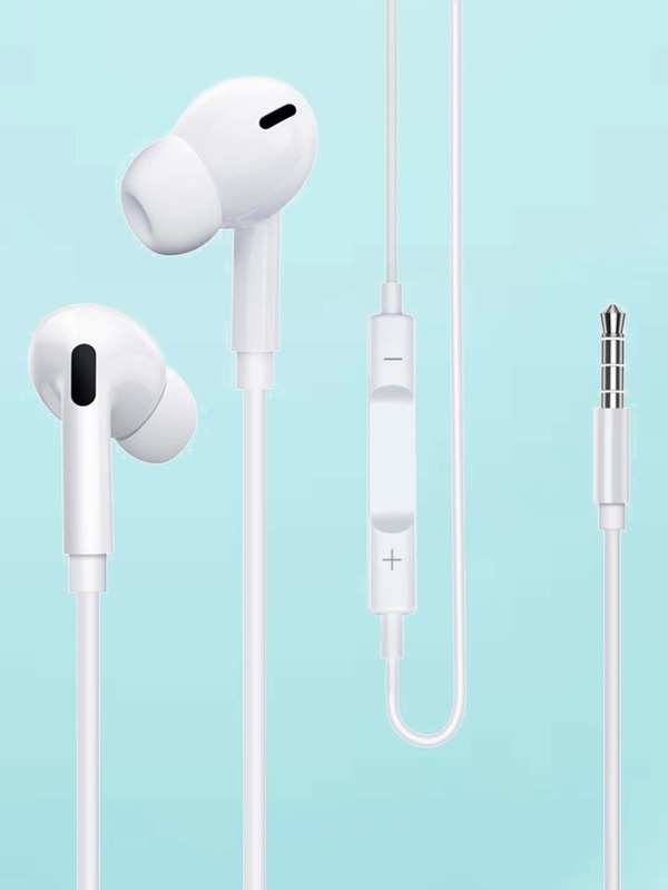 3.5MM Jack Smart Noise Reduction Inear Wired Headphone SHEIN UK