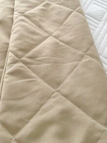 Khăn trải giường thêu bọ rùa - Màu Khaki - Xem 7