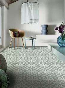 9PCS Waterproof Anti-Slip Flower Tile Stickers Self Adhesive Simple Printed Floor Stickers Kitchen And Bathroom Decoration Moisture Resistant Wall Stickers, 7.87x7.87/11.81X11.81/15.75X15.75inch Three Sizes To Choose From,Stickers,Wall Decal, Vinyl Decal For Home Decorations,Spring Decoration Items Refresh Your Home,Rama Decoration Stickers - Multicolor - View 3