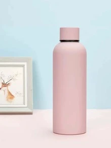 1 件 304 不锈钢双层真空保温杯，橡胶漆，防滑，便携杯，冷热皆宜 500ml/16.90oz 返校 - 淺粉色 - 查看 1