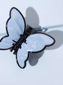1 pieza Clip de pelo con mariposa de colores de moda, accesorio de pelo elegante para mujer, adecuado para cualquier ocasión: pinzas de pelo, clips de pelo, pinzas de pelo, prensas de pelo, ganchos de pelo, sujeta pelos