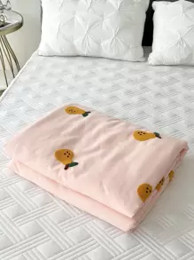 梨刺繡床單 - 粉色 - 查看 2