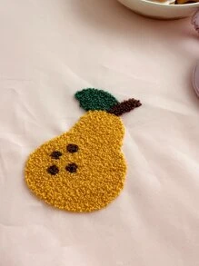 梨刺繡床單 - 粉色 - 查看 4