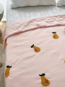 梨刺繡床單 - 粉色 - 查看 5