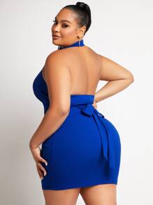 SHEIN SXY Vestido ajustado fruncido