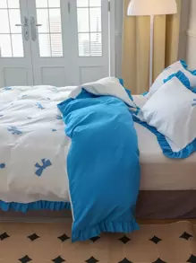 Bow Tufted Duvet Cover Set Without Filler