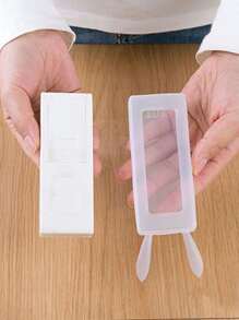 1个卡通耳朵装饰遥控器保护套，简约透明硅胶遥控器保护套，适用于家庭、学校、办公室、旅行、包包、收纳整理、返校用品隔热、闺蜜节、小狗、嘉年华 - 無色 - 查看 3