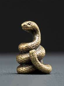 1 个中国十二生肖合金香座，12 种图案（牛、马、猪、鸡、鼠、狗、蛇、龙、猴、羊、虎、兔） - 銅色 - 查看 2