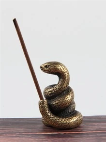 1 个中国十二生肖合金香座，12 种图案（牛、马、猪、鸡、鼠、狗、蛇、龙、猴、羊、虎、兔） - 銅色 - 查看 4