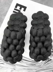 荔枝洞男鞋休閒拖鞋混搭顏色、鬆垮彈性圓頭女人EVA腳夫婦拖鞋，歐美風格