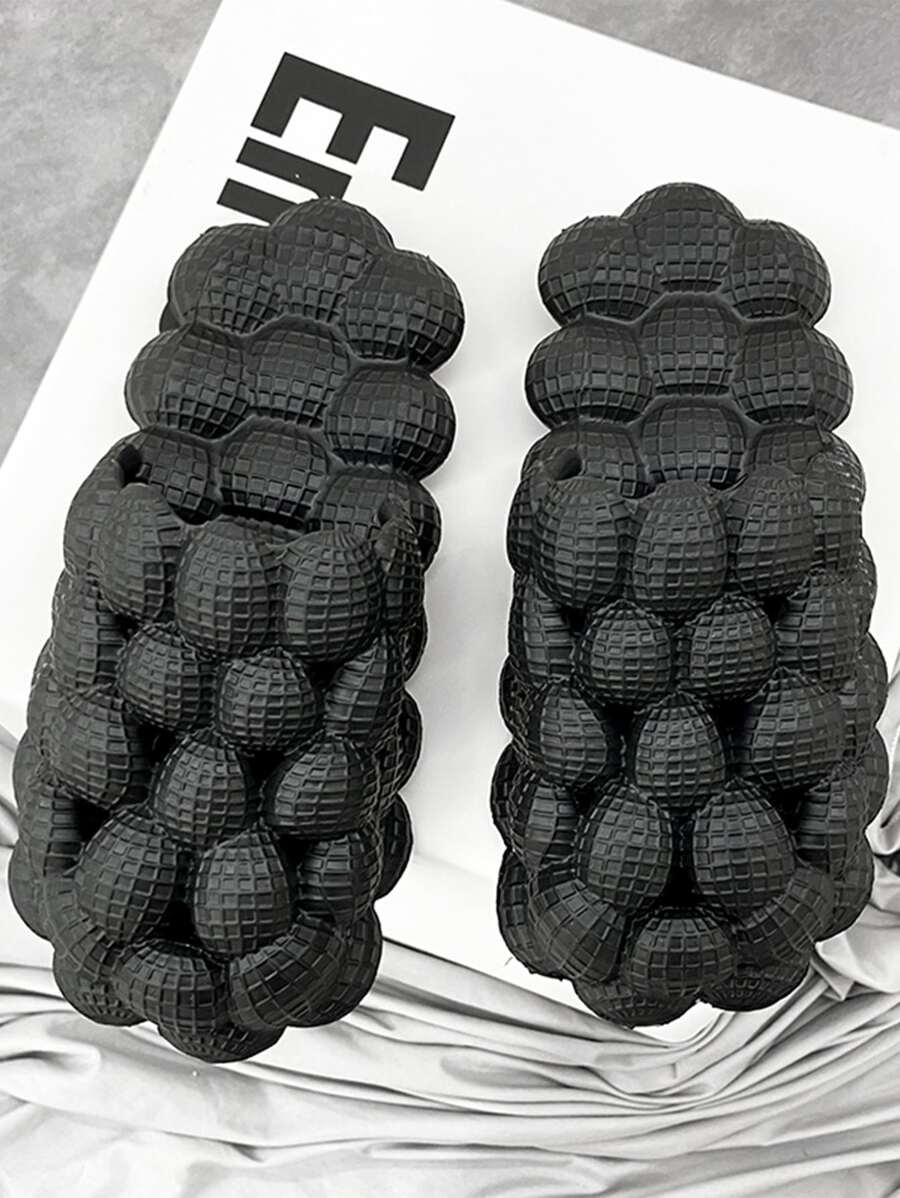 荔枝洞男鞋休閒拖鞋混搭顏色、鬆垮彈性圓頭女人EVA腳夫婦拖鞋，歐美風格