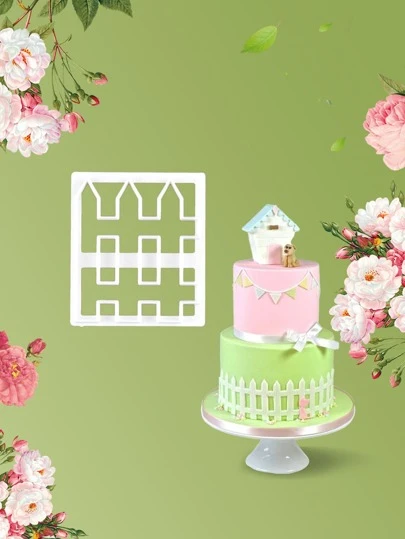 1入組柵欄蛋糕模具