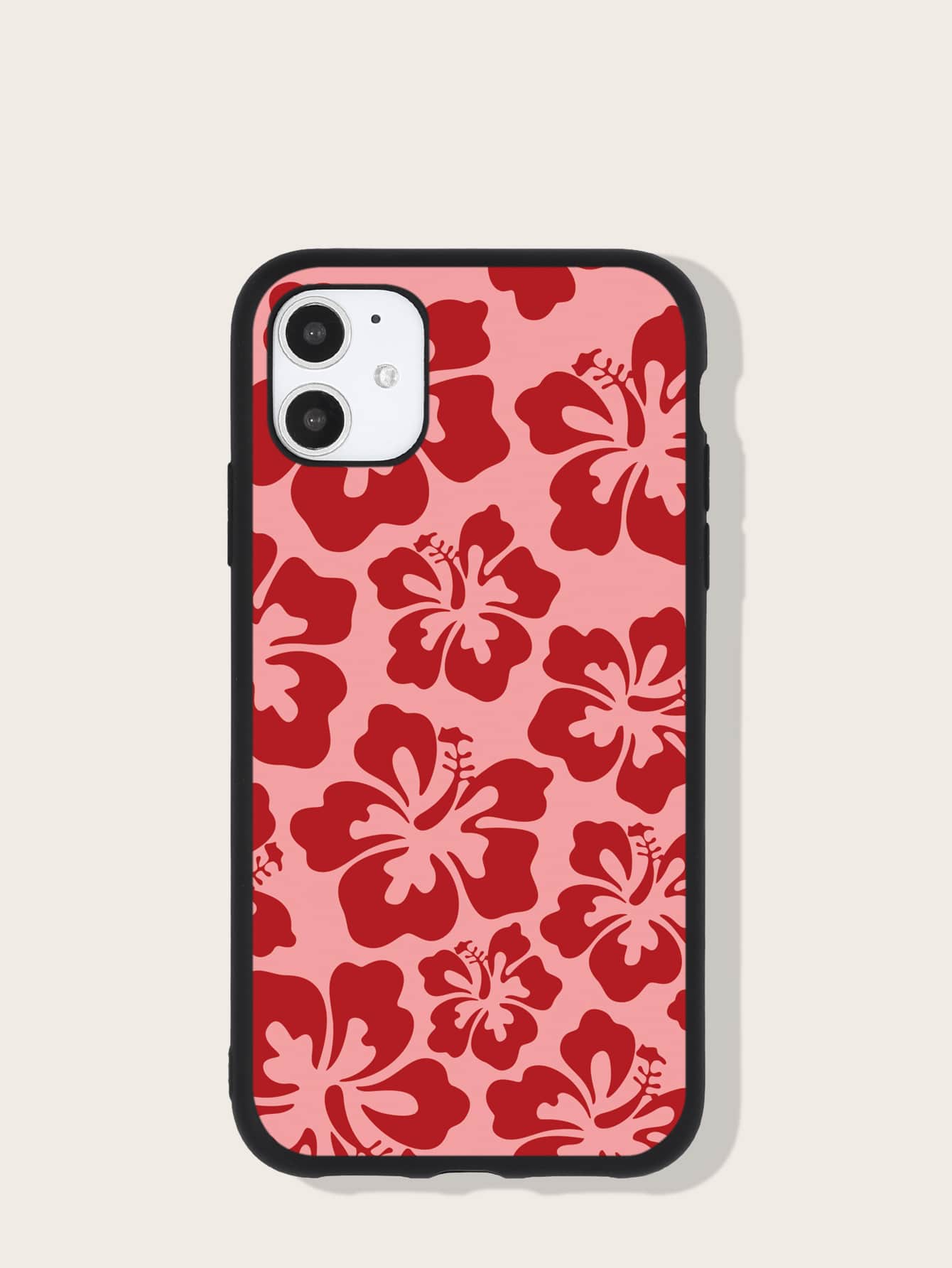 Funda de teléfono con estampado de flores, versión internacional, no la versión nacional - Multicolor - Ver 1
