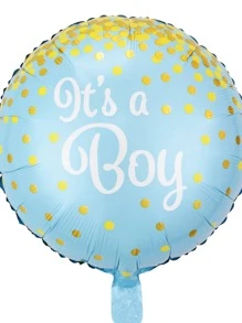 5pcs/Set Baby Gender Reveal Party Balloons Decoration - Multicolor - View 4