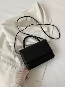 Mini bolso cuadrado minimalista, ligero, informal, de negocios, para adolescentes, niñas, mujeres, estudiantes universitarios, novatos y trabajadores de cuello blanco, perfecto para la oficina, la universidad, el trabajo, los negocios, los desplazamientos, al aire libre, los viajes, las salidas