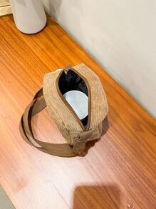 Túi đeo chéo Lá thư Có thể điều chỉnh được Sẵn sàng - màu nâu - Xem 8