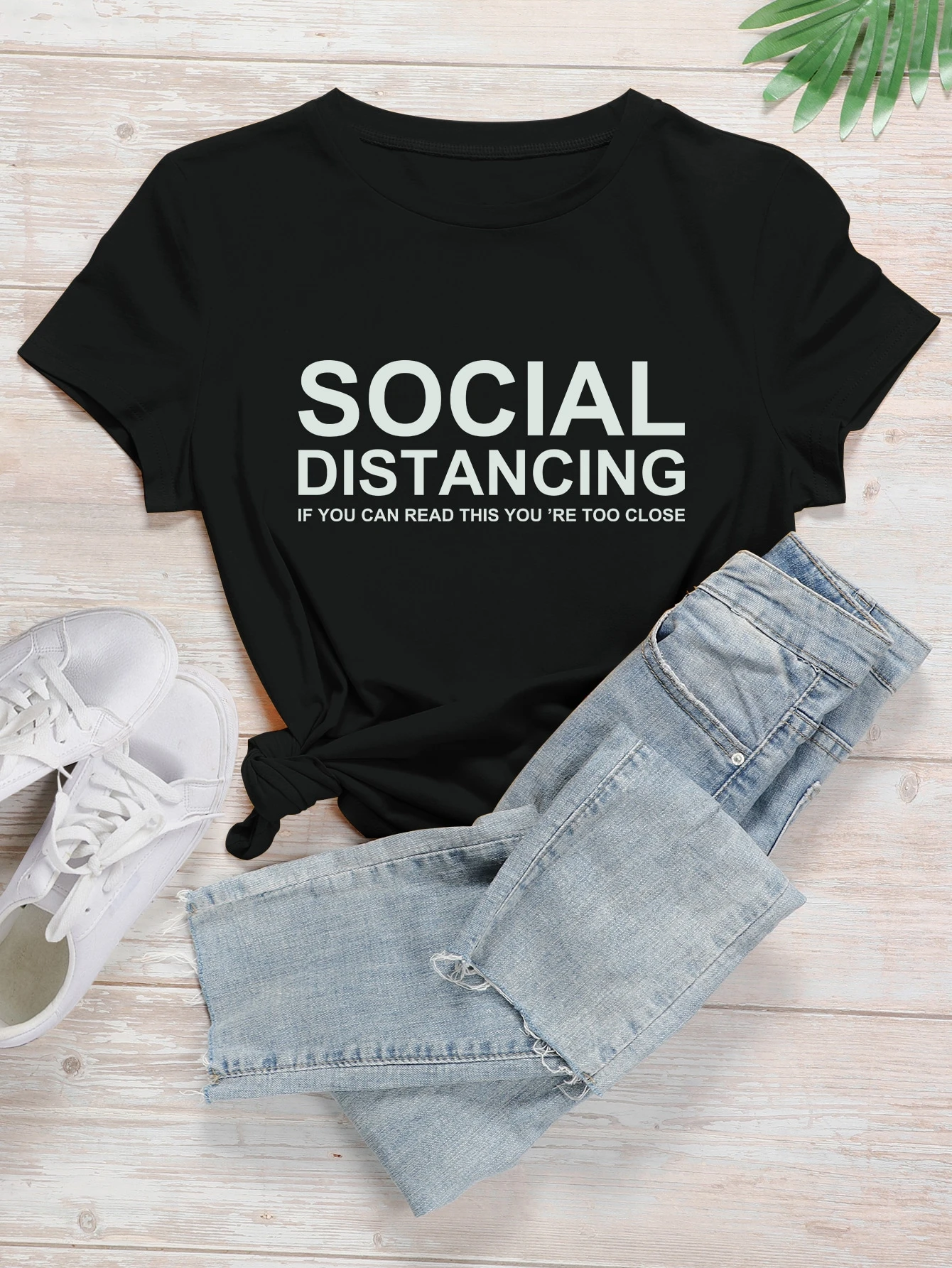 Shein social distancing shirt Clearance