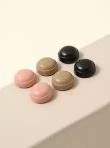 6pcs Women's Fashionable Magnetic Scarf Clip, Versatile Scarf Buckle - Multicolor - View 2