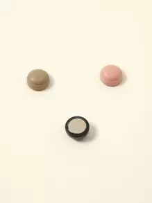 6pcs Women's Fashionable Magnetic Scarf Clip, Versatile Scarf Buckle - Multicolor - View 3