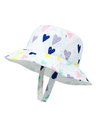 MEEK ERA 嬰兒愛心圖案漁夫帽