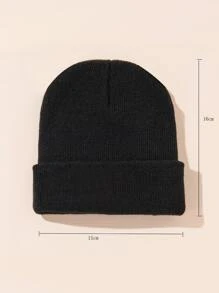 Baby Solid Beanie - Svart - Visa 4