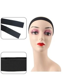 1pc Wig Headband & 1pc Hair Comb - Black - View 3