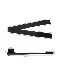 1pc Wig Headband & 1pc Hair Comb - Black - View 5