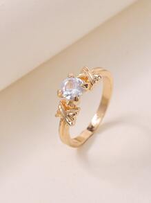 Nhẫn Trang Trí Đá Cubic Zirconia - Nhiều màu - Xem 1