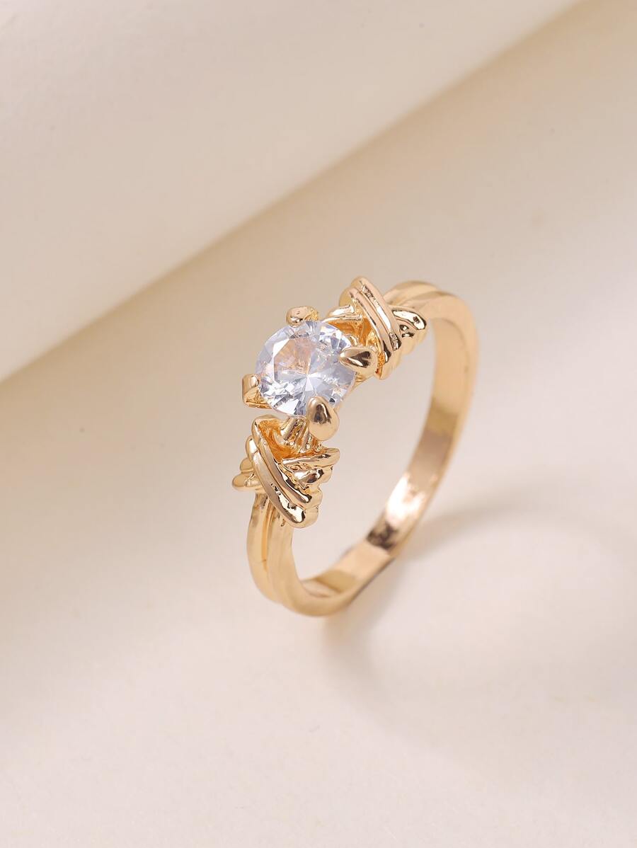 Nhẫn Trang Trí Đá Cubic Zirconia - Nhiều màu - Xem 1