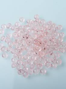 120pcs 0.4cm Glass Beads DIY Jewelry Accessory - Pink - View 1