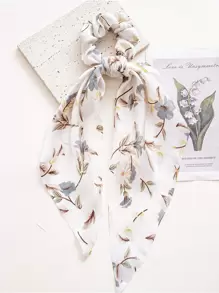 花卉印花頭巾髮帶波西米亞風 - 彩色 - 查看 1