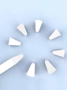 8pcs Solid Tip Compatible With Apple Pencil 1/2 - White - View 6