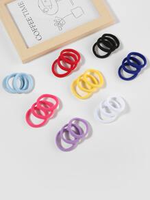 24pcs Solid Hair Tie