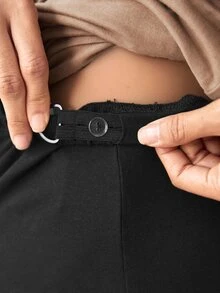 SHEIN Maternity Letter Graphic Tee & Cycling Shorts Set - Multicolor - View 6