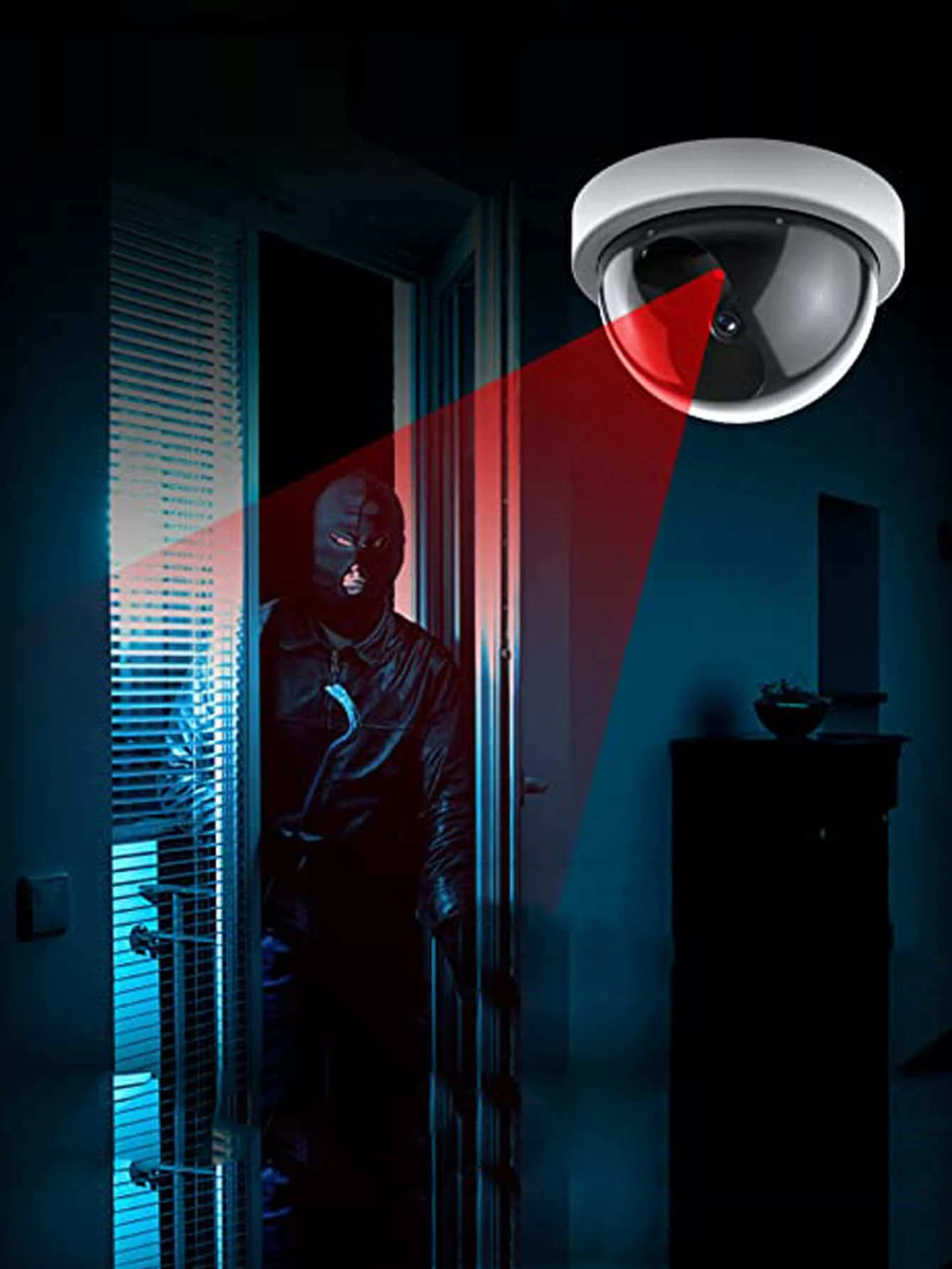 1個 1 LED モニター ライト 形 イルミネーションライト - レッド - チェックする 1