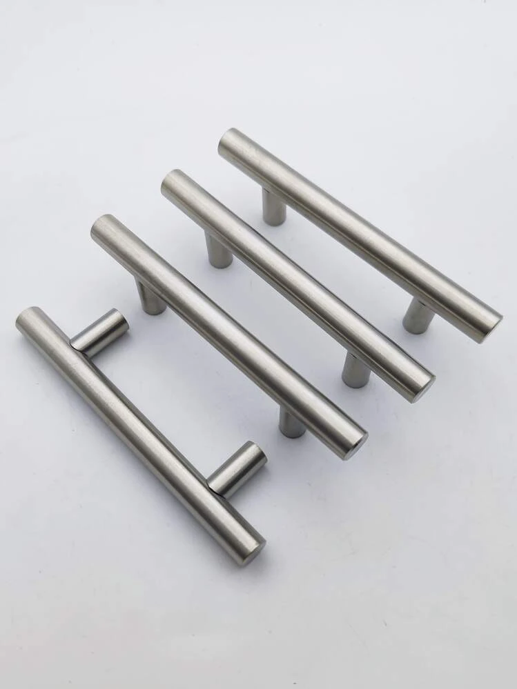Stainless Steel Cabinet Handle (76mm Hole Center) For Wardrobe And Cupboard Doors - Silver - View 1
