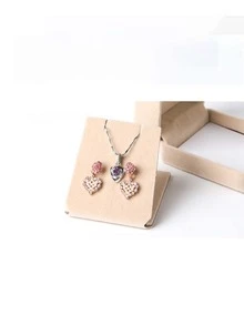 Hộp lưu trữ đồ trang sức 1 cái - Màu be - Xem 2