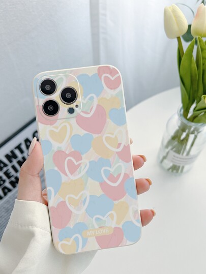 愛心圖案手機外殼