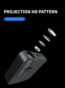 1pc LED Car Door Welcome Laser Projector - Black - View 3