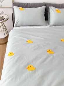 Tufted Duck Duvet Cover Set Without Filler - Green - View 3