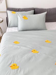 Tufted Duck Duvet Cover Set Without Filler - Green - View 4