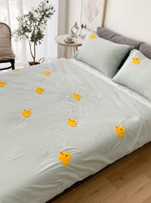 Tufted Duck Duvet Cover Set Without Filler - Green - View 5
