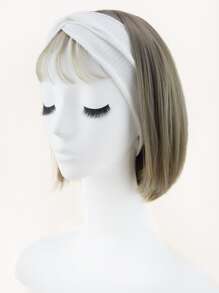 4pcs Women's Solid Color Criss-cross Headbands & Striped Hairbands Suitable For Daily Wear - Multicolor - View 3