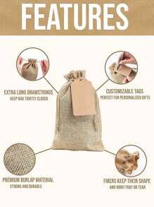 5 cái Túi gói quà & 5 cái Thẻ - Nhiều màu - Xem 3