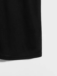 Manfinity VCAY Men Letter Graphic Tank Top - Black - View 4