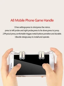 2pcs Game Auxiliary Joystick - Clear - View 4