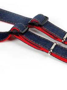 牛仔胸衣和無背心上衣套裝 - 彩色 - 查看 4