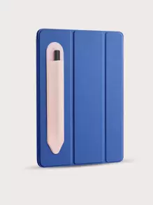 1pc Solid Case Compatible With Apple Pencil - Baby Pink - View 2