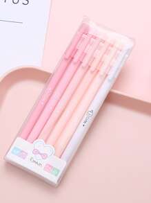 6支装速干黑色凝胶笔 - 彩色 - 查看 5