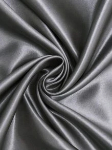 2pcs Linen Solid Color Pillowcases, Romantic And Minimalist Envelope Pillow Covers Suitable For All Seasons - Grey - View 3